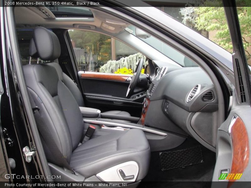 Black / Black 2008 Mercedes-Benz ML 350 4Matic