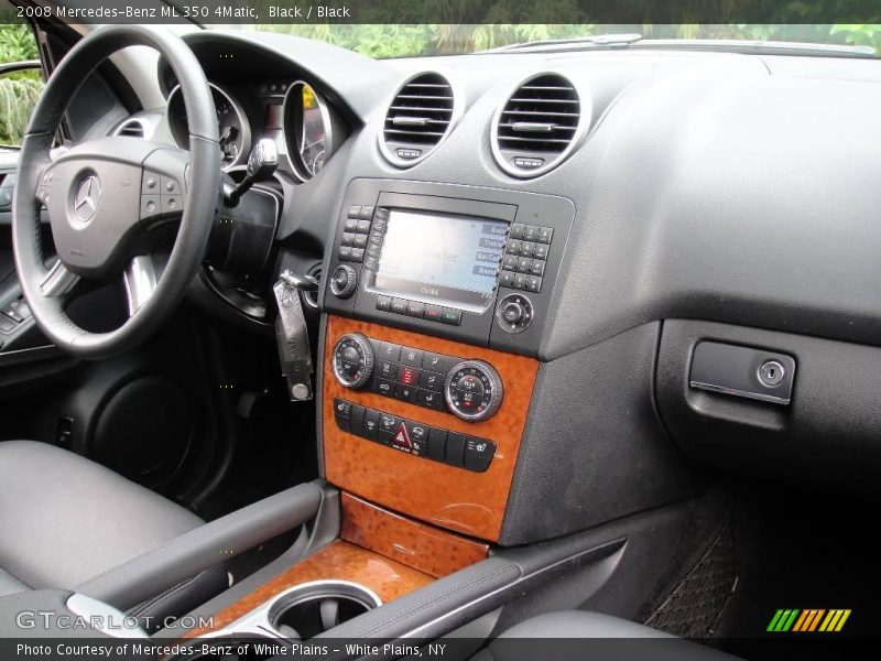 Black / Black 2008 Mercedes-Benz ML 350 4Matic