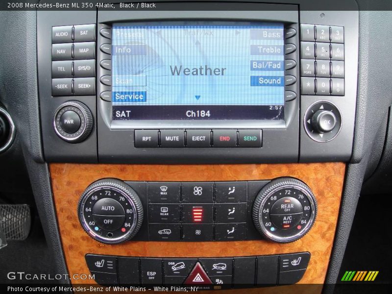 Black / Black 2008 Mercedes-Benz ML 350 4Matic
