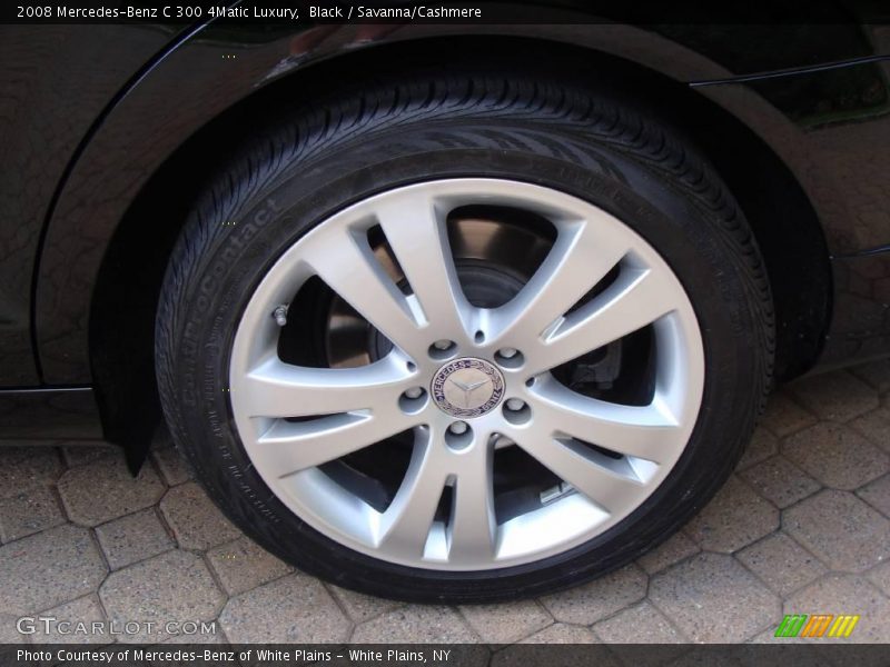 Black / Savanna/Cashmere 2008 Mercedes-Benz C 300 4Matic Luxury