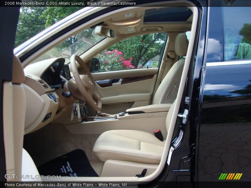 Black / Savanna/Cashmere 2008 Mercedes-Benz C 300 4Matic Luxury