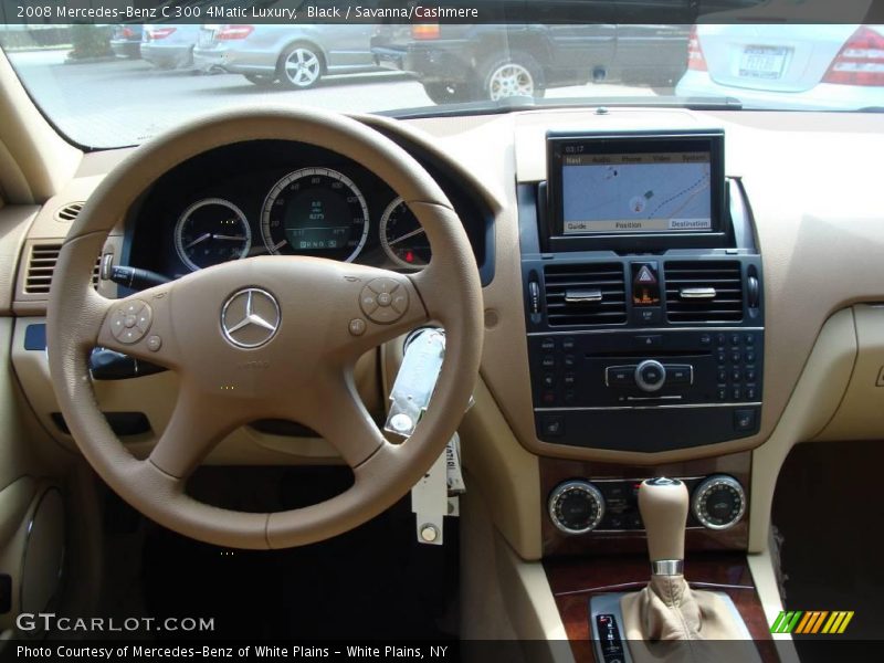 Black / Savanna/Cashmere 2008 Mercedes-Benz C 300 4Matic Luxury