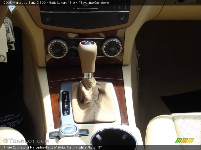 Black / Savanna/Cashmere 2008 Mercedes-Benz C 300 4Matic Luxury