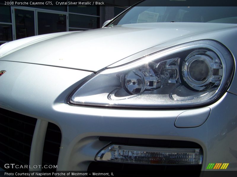Crystal Silver Metallic / Black 2008 Porsche Cayenne GTS