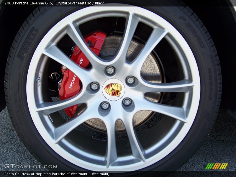 Crystal Silver Metallic / Black 2008 Porsche Cayenne GTS