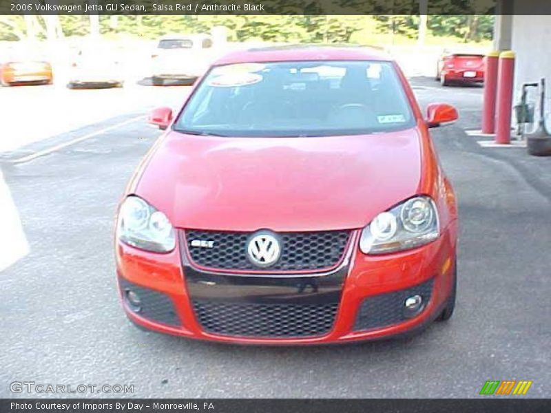 Salsa Red / Anthracite Black 2006 Volkswagen Jetta GLI Sedan