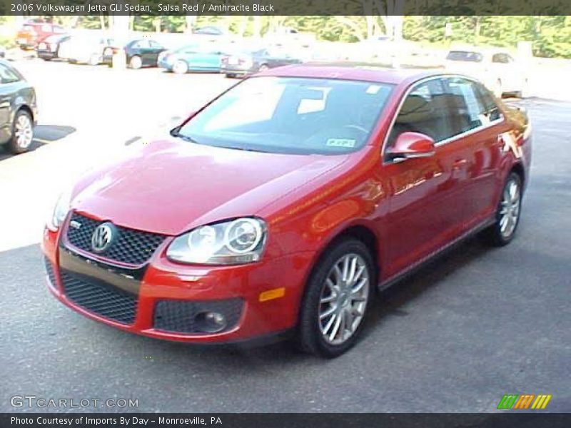 Salsa Red / Anthracite Black 2006 Volkswagen Jetta GLI Sedan