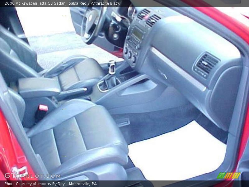 Salsa Red / Anthracite Black 2006 Volkswagen Jetta GLI Sedan