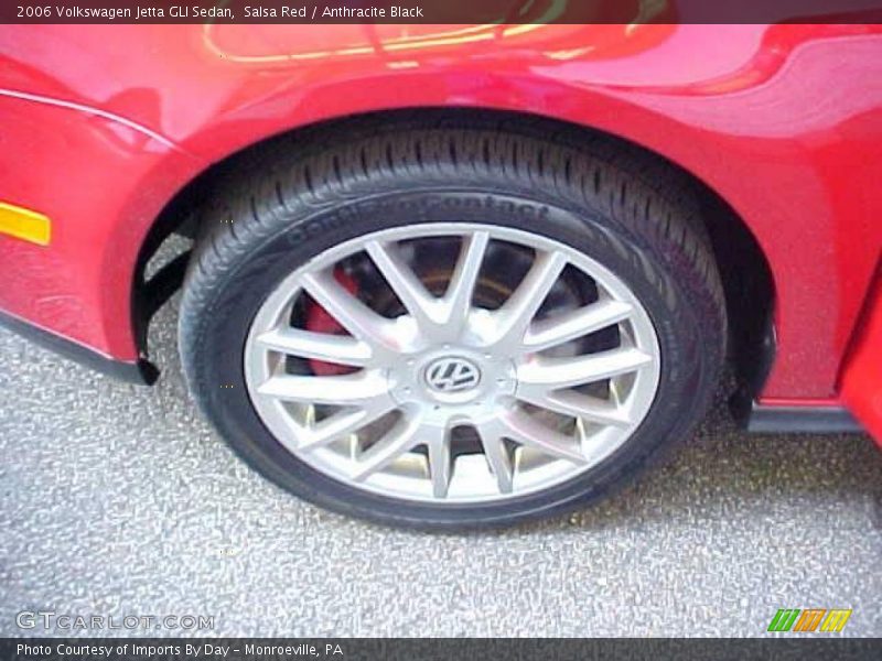 Salsa Red / Anthracite Black 2006 Volkswagen Jetta GLI Sedan