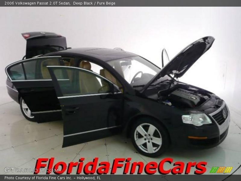 Deep Black / Pure Beige 2006 Volkswagen Passat 2.0T Sedan