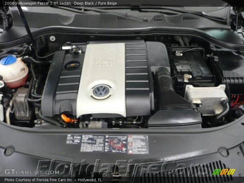 Deep Black / Pure Beige 2006 Volkswagen Passat 2.0T Sedan