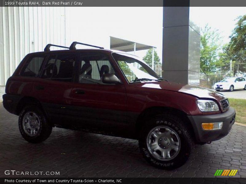 Dark Red Pearl / Gray 1999 Toyota RAV4
