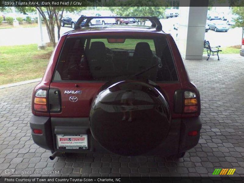 Dark Red Pearl / Gray 1999 Toyota RAV4