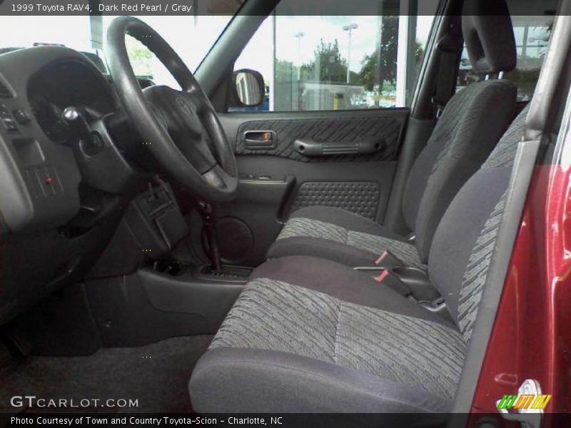 Dark Red Pearl / Gray 1999 Toyota RAV4