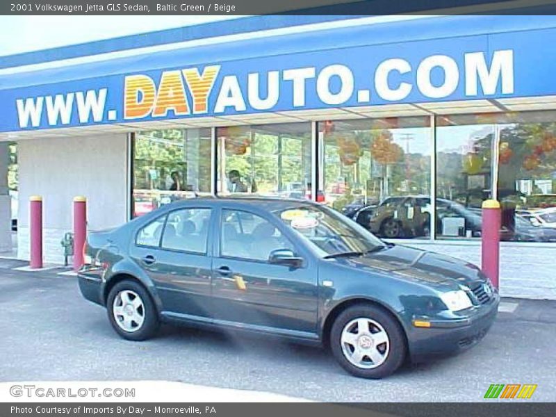 Baltic Green / Beige 2001 Volkswagen Jetta GLS Sedan