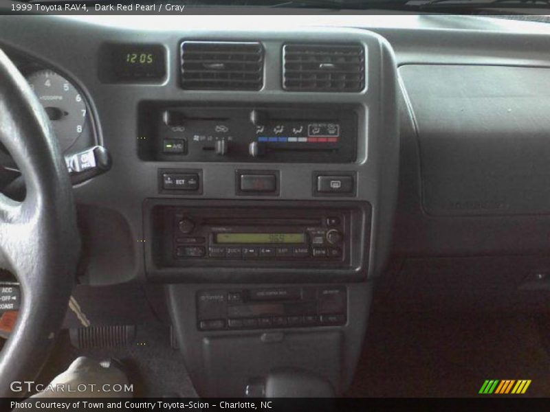 Dark Red Pearl / Gray 1999 Toyota RAV4