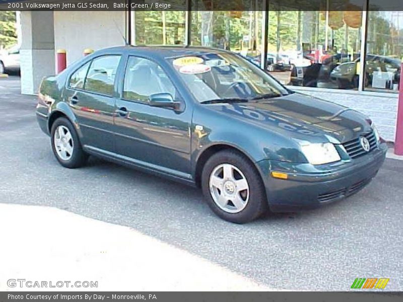 Baltic Green / Beige 2001 Volkswagen Jetta GLS Sedan