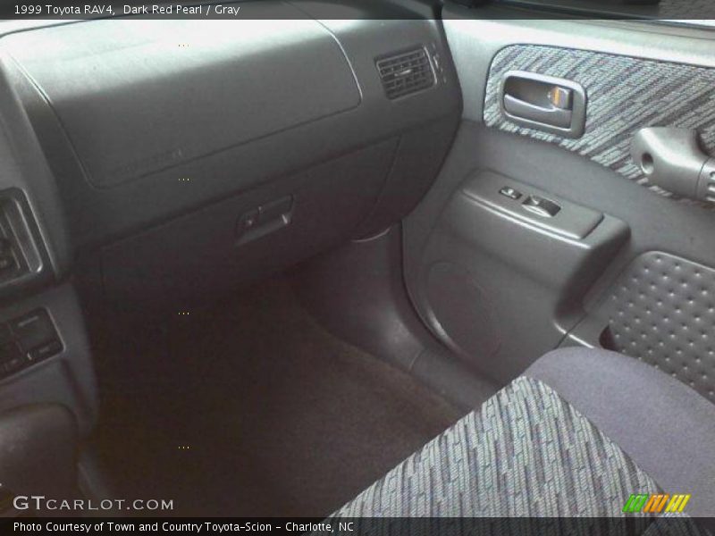 Dark Red Pearl / Gray 1999 Toyota RAV4
