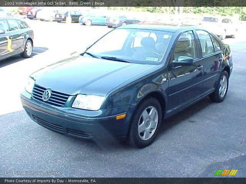 Baltic Green / Beige 2001 Volkswagen Jetta GLS Sedan