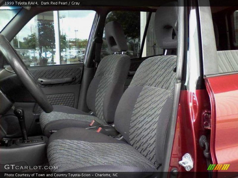 Dark Red Pearl / Gray 1999 Toyota RAV4