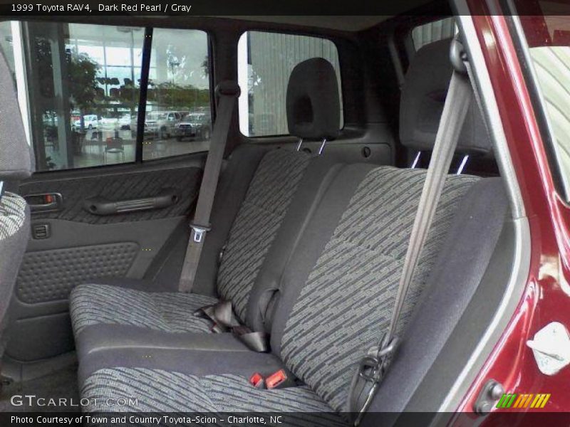 Dark Red Pearl / Gray 1999 Toyota RAV4