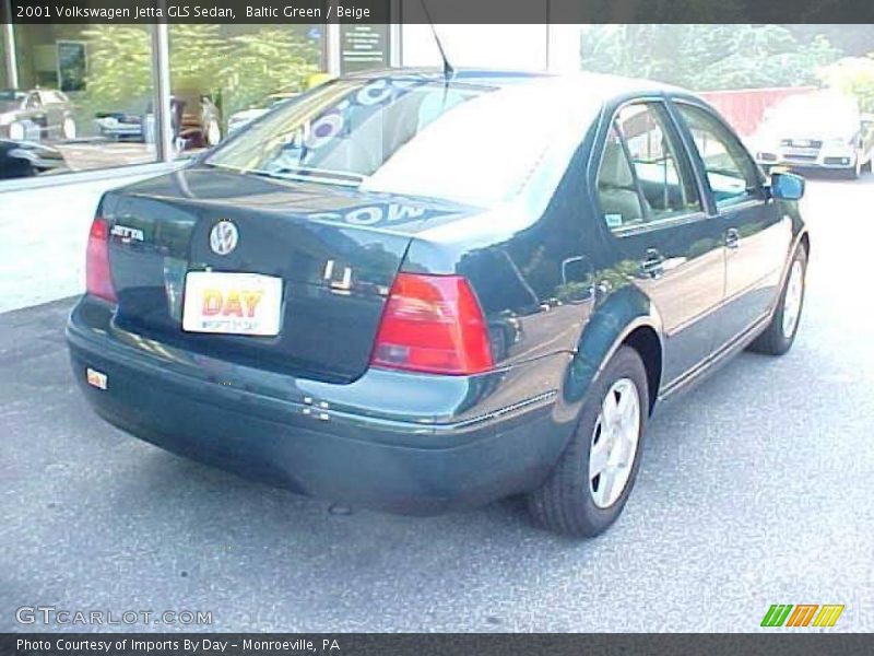 Baltic Green / Beige 2001 Volkswagen Jetta GLS Sedan