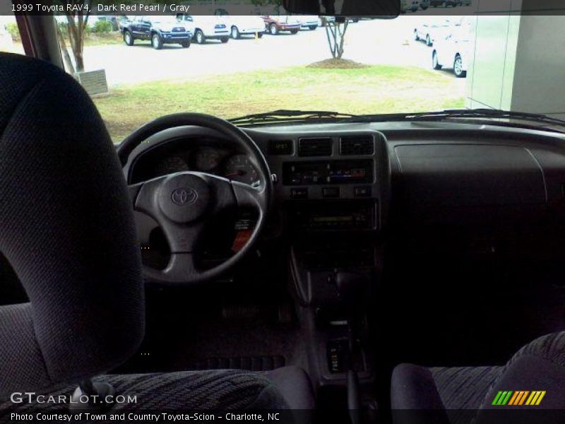 Dark Red Pearl / Gray 1999 Toyota RAV4