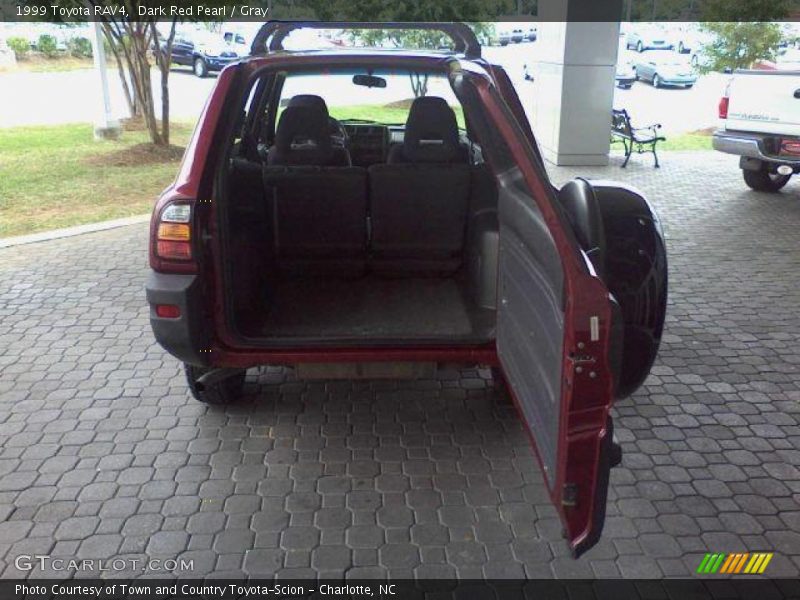 Dark Red Pearl / Gray 1999 Toyota RAV4