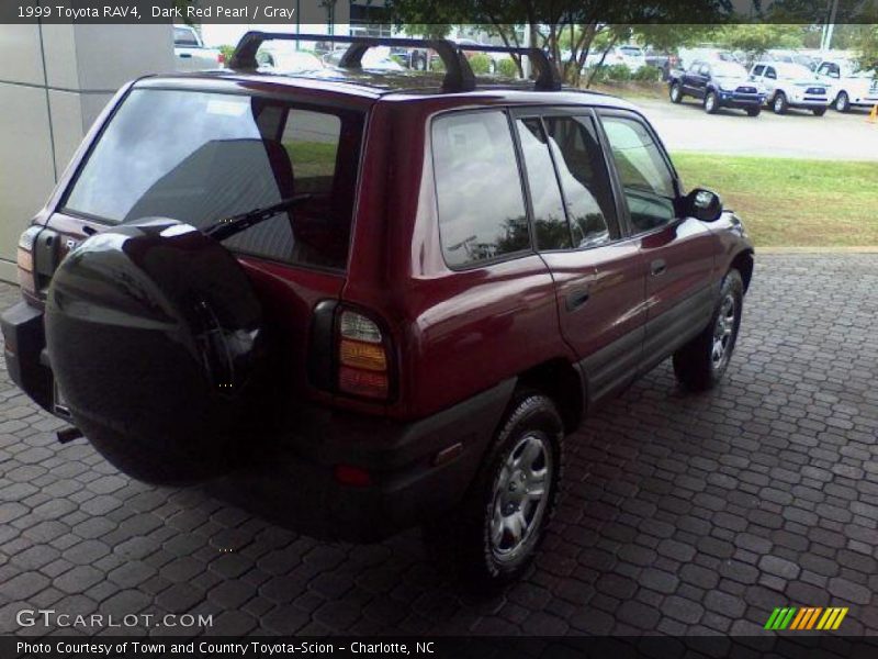 Dark Red Pearl / Gray 1999 Toyota RAV4