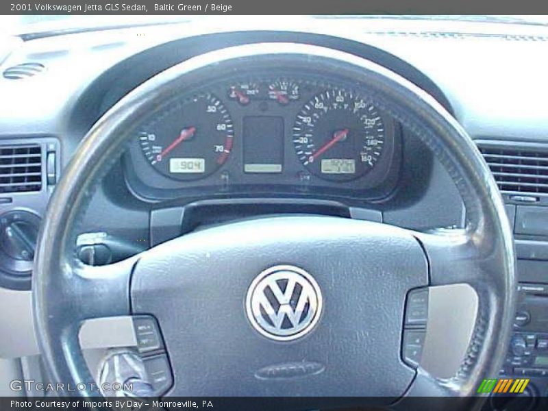 Baltic Green / Beige 2001 Volkswagen Jetta GLS Sedan