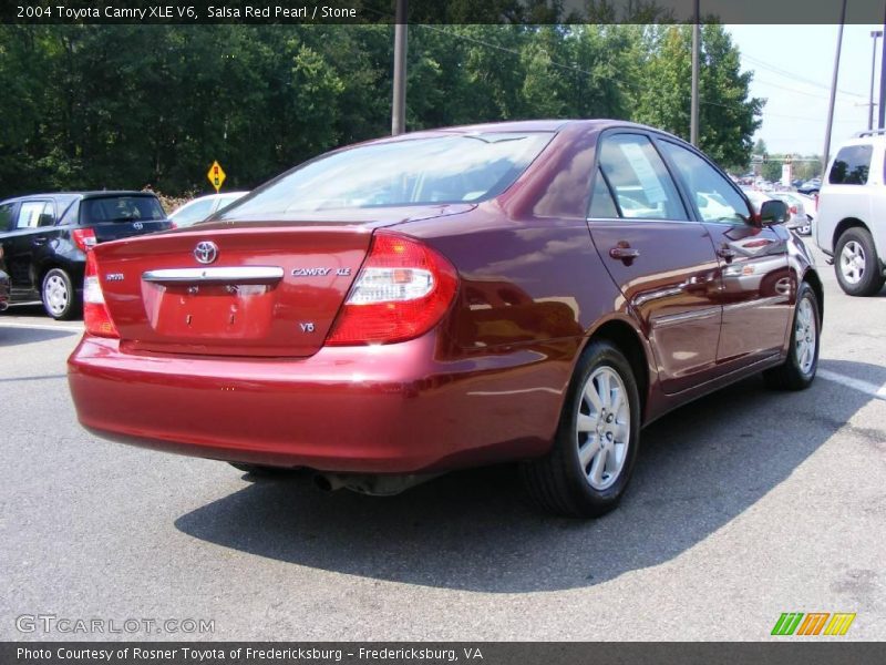 Salsa Red Pearl / Stone 2004 Toyota Camry XLE V6