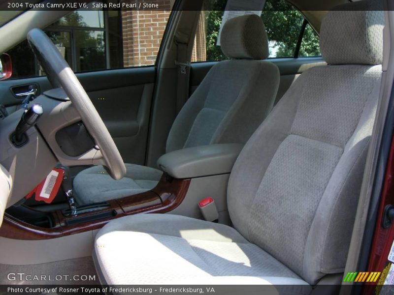 Salsa Red Pearl / Stone 2004 Toyota Camry XLE V6