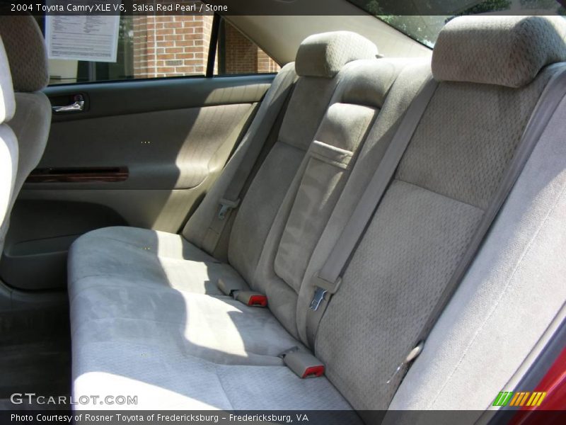 Salsa Red Pearl / Stone 2004 Toyota Camry XLE V6