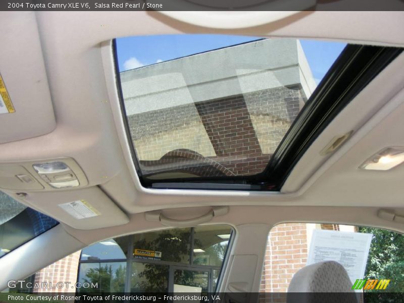 Salsa Red Pearl / Stone 2004 Toyota Camry XLE V6