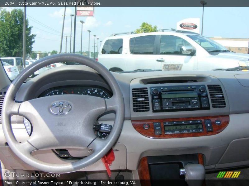 Salsa Red Pearl / Stone 2004 Toyota Camry XLE V6