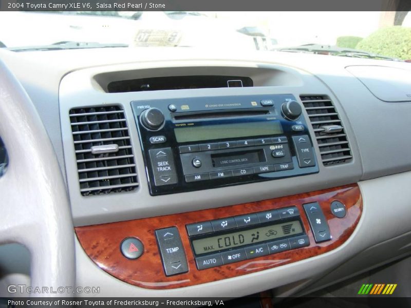 Salsa Red Pearl / Stone 2004 Toyota Camry XLE V6