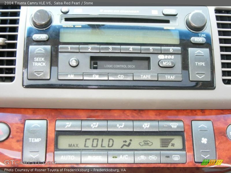 Salsa Red Pearl / Stone 2004 Toyota Camry XLE V6