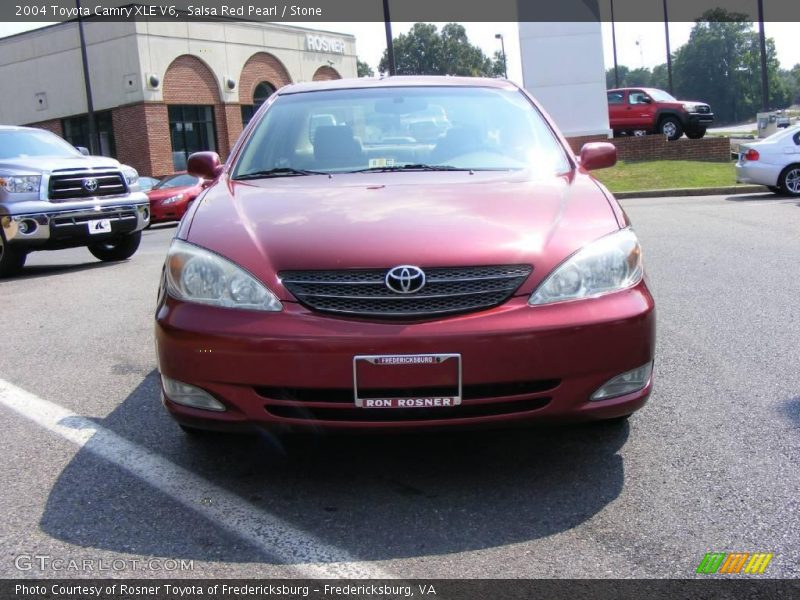 Salsa Red Pearl / Stone 2004 Toyota Camry XLE V6