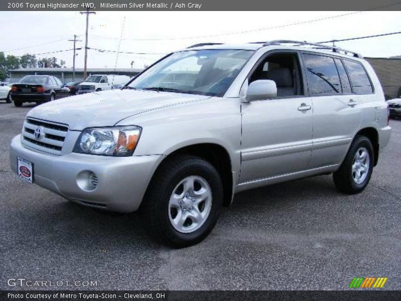 Millenium Silver Metallic / Ash Gray 2006 Toyota Highlander 4WD