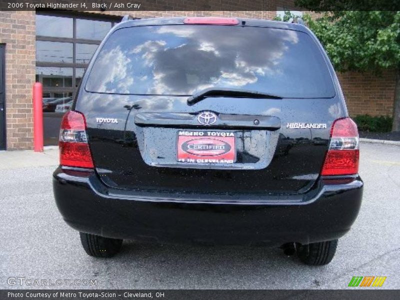 Black / Ash Gray 2006 Toyota Highlander I4