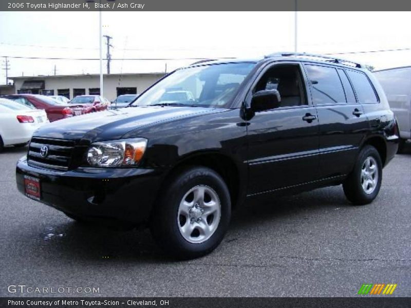 Black / Ash Gray 2006 Toyota Highlander I4