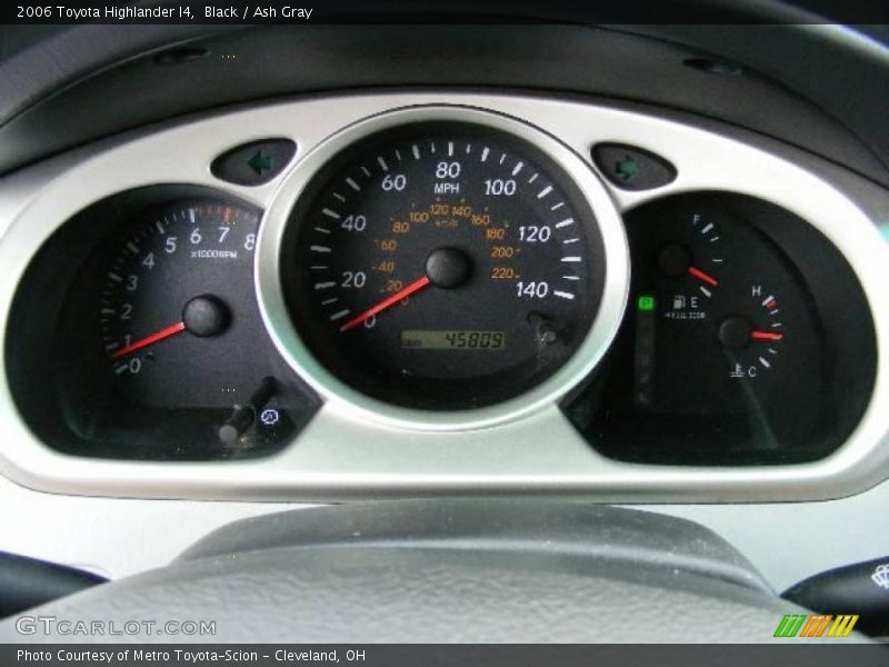 Black / Ash Gray 2006 Toyota Highlander I4