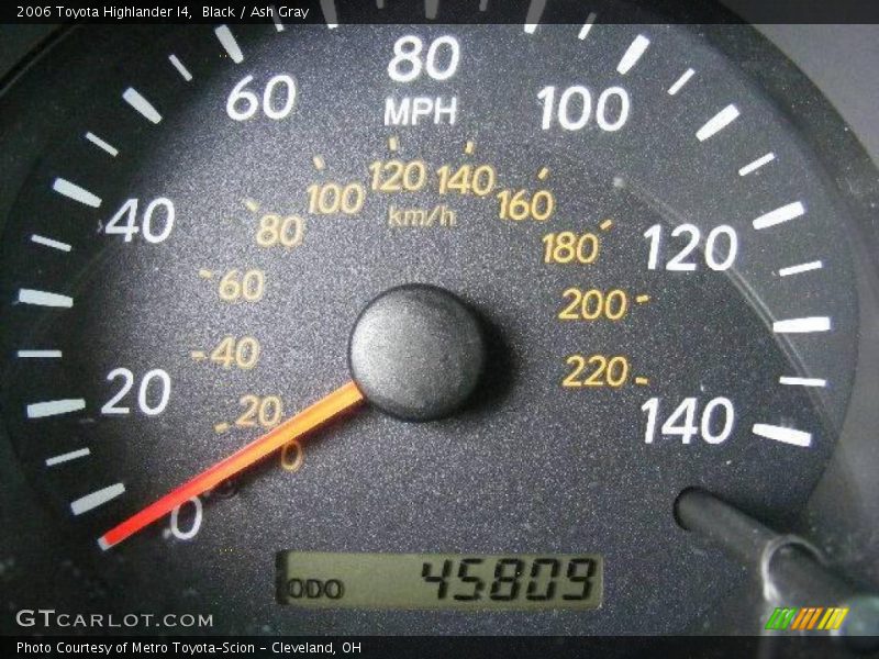 Black / Ash Gray 2006 Toyota Highlander I4