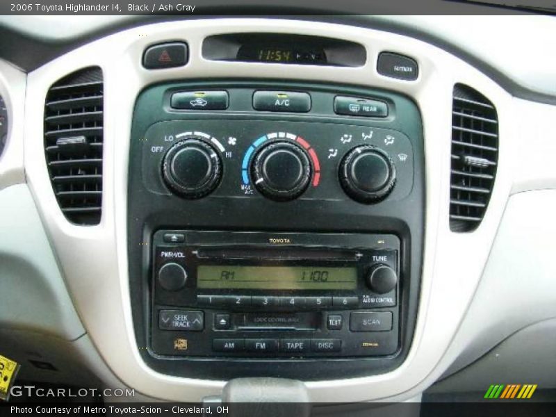 Black / Ash Gray 2006 Toyota Highlander I4