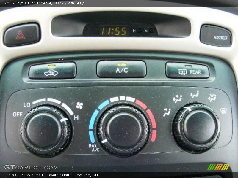 Black / Ash Gray 2006 Toyota Highlander I4