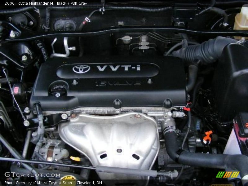 Black / Ash Gray 2006 Toyota Highlander I4
