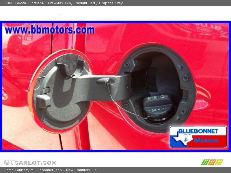 Radiant Red / Graphite Gray 2008 Toyota Tundra SR5 CrewMax 4x4