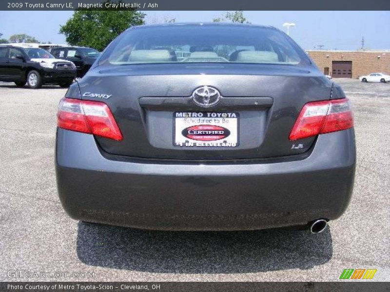Magnetic Gray Metallic / Ash 2009 Toyota Camry LE