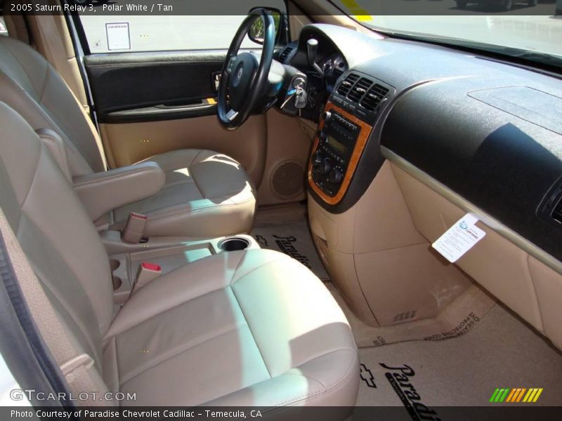 Polar White / Tan 2005 Saturn Relay 3