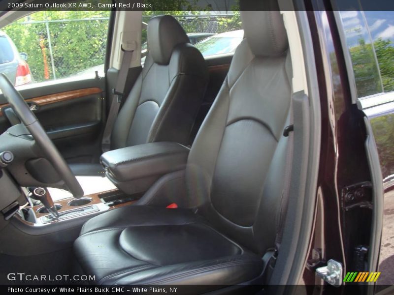 Garnet Red / Black 2009 Saturn Outlook XR AWD